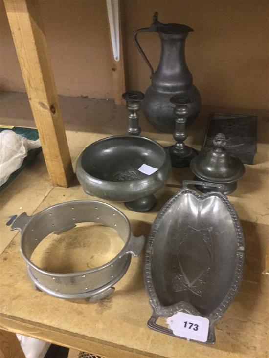 Quantity of pewter